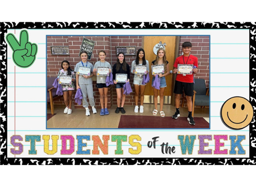 Students of the week 9/4